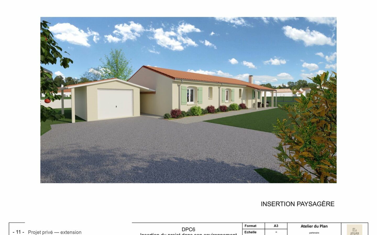Extension de maison — déclaration préalable